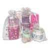 100-Pack 3x4 Sheer Organza Drawstring Gift Bags (Small) - Metallic Stars (Silver/Gold) - Wedding Party Favors, Jewelry, Candy, Treats Mesh Pouch by The Display Guys view 4