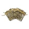 100-Pack 3x4 Sheer Organza Drawstring Gift Bags (Small) - Metallic Stars (Gold/Black) - Wedding Party Favors, Jewelry, Candy, Treats Mesh Pouch by The Display Guys view 4