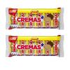 POZUELO Cremas 2 PACK 300 gr. 12 Paquetes de 25 gr. | Cream Sandwich Cookies Chocolate and Vanilla Flavor 2 PACK 12 Packages 10.6 oz. view 1