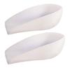 1 Pair Silicone Heel Cups Height Increase Insoles Invisible Elevators Gel Heel Cushion Protectors for Plantar 1.5cm (Pink) view 2