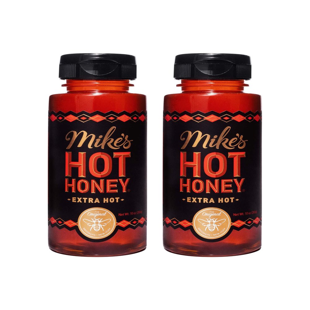 Mike's Hot Honey, Honey with a Kick, Sweetness & Heat, 100% Pure Honey, Shelf-Stable, Gluten-Free & Paleo Extra Hot (2 pack)
