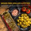 Emirelli Grilled and Pitted Green Olive  Delicious Premium Hand-Picked Turkish Olives Filled Marinated in Fresh Spices, Preserved (Grilled Olives, 6 Pack) view 4