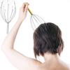 AnHua 2 Pcs Antistress Head Massager Relaxing Relieving Present Treatment Stress Scalp Octopus Head Massager Relaxer Hair Claw (Golden) view 3