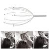 AnHua 2 Pcs Antistress Head Massager Relaxing Relieving Present Treatment Stress Scalp Octopus Head Massager Relaxer Hair Claw (Silver) view 2