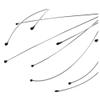 AnHua 2 Pcs Antistress Head Massager Relaxing Relieving Present Treatment Stress Scalp Octopus Head Massager Relaxer Hair Claw (Silver) view 3