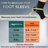 NEWZILL Plantar Fasciitis Socks with Arch Support, BEST 24/7 Foot Care Compression Sleeve, Eases Swelling & Heel Spurs, Ankle Brace Support, Increases Circulation (XXL, Blue) view 3