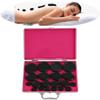 CNCEST 20PCS Portable Massage Stones, Basalt Hot Stones Heater Kit Body Relax Heat Rocks Stone Massage Therapy with Heater Box for Body Massage view 1