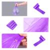 100 Counts 4 Gallon 45x60Cm Kitchen Purple Trash Bags with Handles for Bathroom Trash Bags, Contractor Bags (100pcs Purple 45x60CM) view 3