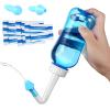 Carllg Neti Pot - Nasal Irrigation Wash Bottle with Sinus Rinse Salt for Adult & Kid (300ml Bottle with 30 Salt Packets) view 1