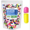 XPRS Nutra Size 1 Empty Capsules - 1000 Count Empty Gelatin Capsules - Pill DIY Capsule Filling - Pure Bovine Pill Gel Caps for Do-It-Yourself Supplements (Multi Color) view 1