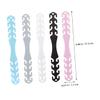 EXCEART 10pcs Adjustable Pe Ear Mask Extension Buckle Tightening Mask Accessories for Comfortable Wear Black White view 2