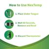NexTemp Single-Use Thermometers: Individually Wrapped, Disposable, Providing Superior Accuracy and Maximum Infection Control. Perfect for Work, Schools, First-Aid, Home, and Travel, Celsius, 100-Pack view 4