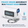 BACtrack C6 Keychain Breathalyzer and 20 Breathalyzer Mouthpieces Bundle view 2