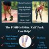 Hot Cold Shin and Calf Ice Packs by FOMI Care | 2 Pack | Leg Wrap for Swelling, Bruises, Sprains Pain Relief | Flexible Compress for Runners, Dancers, Yoga | Fabric Backing | Freezable, Microwavable view 4