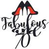 12pcs Birthday Cake Toppers 70th Cupcake Toppers Glitter Cake Picks for Birthday Party Supplies - Fabulous 70 view 2
