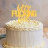 Fifty Five Gold Glitter Cake Toppers 55 Years Old 55th Birthday Anniversary Party Decorations Supplies view 4