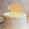 Sixty Five Gold Glitter Cake Toppers 65 Years Old 65th Birthday Anniversary Party Decorations Supplies view 4