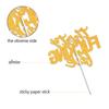 Thirty Five Gold Glitter Cake Toppers 35 Years Old 35th Birthday Anniversary Party Decorations Supplies view 3
