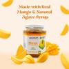 Agave Sweet Mango Fruit Spread with Agave Syrup | No Sugar Mango Jam Alternative | No Preservatives, Vegan-Friendly | 10 oz Recyclable Glass Jar view 2