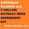 Bohemian Pilsner Ale Homebrew 5 Gallon Beer Extract Ingredient Kit By My Brew Supply view 1