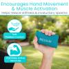 Vive Palm Grip Protector (3 Pack) - Hand and Finger Contracture Cushions - for Arthritis, Skin Breakdown, Exercise Strength - Comfortable Elastic Band Sized for Men and Women - Stroke Patient Rehab view 4