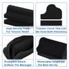 StrongTek Cervical Neck Wedge  Firm Foam Orthotic Block for Neck Curve Restoration, Support for Posture Correction, Headache Relief, and Cervical Traction at Home view 3