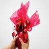 Morepack Valentines Red Cellophane Wrap Roll, 16 Inch x 100 Ft Translucent Colored Cellophane Wrapping Paper for Gift Baskets, DIY Arts Crafts Decoration and More view 3
