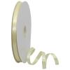 Morex Ribbon 08809/00-824 Double Face Satin Ribbon 3/8" X 100 YD Buttermilk Ribbon for Gift Wrapping, Birthday Gift Cards, Satin Dress for Women, Silk Ribbons for Crafts, Wedding Gifts for Couple view 1