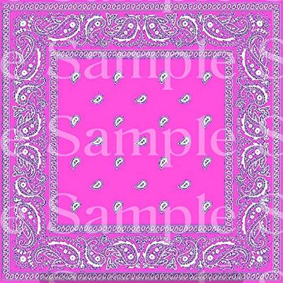 1/4 Sheet - Pink Paisley Birthday - D24628 - 2D Edible Cake Cupcake Party Topper