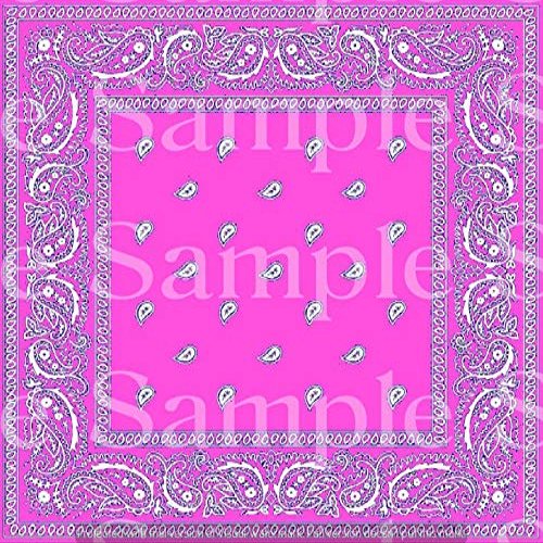 1/4 Sheet - Pink Paisley Birthday - D24628 - 2D Edible Cake Cupcake Party Topper