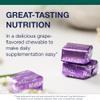 Metagenics MetaKids Multivitamin Soft Chews - Complete Daily Vitamin for Kids* - with Vitamins A, C, D, E & B Complex for Immune, Bone & Growth Support* - 60 Chewable Servings, Grape Flavor view 3