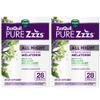 ZzzQuil Pure Zzzs All Night Extended Release, Melatonin Sleep Aid Tablets, Helps You Stay Asleep Longer, Sleep Aid for Adults, 2 mg per Tablet, 56 Total Tablets (2 Packs of 28) view 1