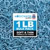MagicWater Supply - 1 LB - Baby Blue - Soft & Thin Crinkle Cut Paper Shred Filler great for Gift Wrapping, Basket Filling, Birthdays, Weddings, Anniversaries, Valentines Day, and other occasions view 1