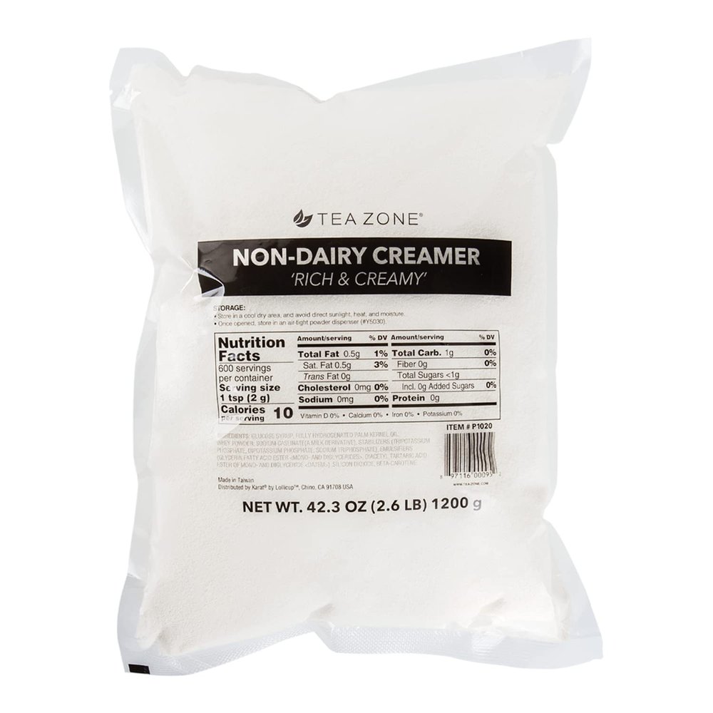 Tea Zone P1020a Non-Dairy Creamer Original Rich & Creamy powder for milk tea, coffee, beverage, sweets - 2.6lb (Bag)