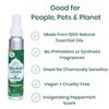 Absolute Green Air Freshener Room Spray, Non-Toxic, Cover Odors, Safe around Kids and Pets, Natural Peppermint Scent 4oz (Pack of 2) view 3