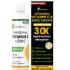 Zenrenu Liposomal Vitamin C and Zinc Liquid Drink for Adults & Kids - Non GMO Sunflower Lecithin - Max Antioxidant & Immune Support, 5 oz / 150 ml view 1