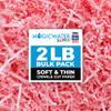 MagicWater Supply Soft & Thin Crinkle Cut Paper - 2 LB - Pink - Paper Shred Filler for Gift Wrapping, Basket Filling, Birthdays, Weddings, Anniversaries, Valentines Day, and other occasions view 1