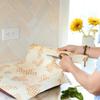 Bee's Wrap Beeswax Wraps for Food - Cut to Size 14x52" Beeswax Wrap Roll - Made in USA Reusable Natural Food Wrap - Honeycomb view 2