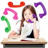 4E's Novelty Whisper Phones for Reading - Pack of 4 - Auditory Feedback, Hear Myself Sound Phone - Accelerate Reading Fluency, Comprehension & Pronunciation - Speech Therapy Materials Toys view 1