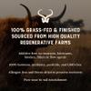Heart & Soil  100% Grass Fed & Finished Hair Skin and Nails Supplement from Regenerative Cattle with Cartilage, Liver, & Bone Marrow  3000mg Beef Organs for Women & Men  Glass Bottle  180 Capsules view 2