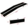 10' Aluminum Folding Loading Wheelchair Scooter Mobility Ramp Portable Non-Slip view 1