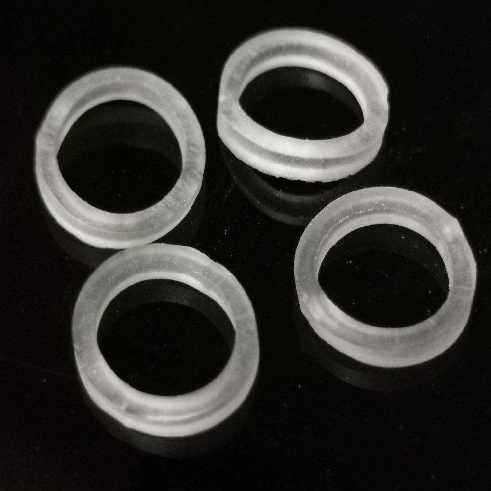 100 Pcs 1/4 Inch Orthodontic Elastic Rubber Bands Clear Latex Free, Heavy 6.5 Ounce Dental Small Rubberbands, Braces,Dreadlocks Hair Braids,Tooth Gap,Packaging,Crafts