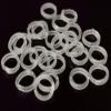 100 Pcs 1/4 Inch Orthodontic Elastic Rubber Bands Clear Latex Free, Heavy 6.5 Ounce Dental Small Rubberbands, Braces,Dreadlocks Hair Braids,Tooth Gap,Packaging,Crafts view 3