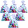 Shappy 120 Pcs Iridescent Cellophane Bags Small Holographic Treat Bag with Twist Ties Valentine's Day Iridescent Gift Wrap for Wedding Birthday Party Favors(5 x 7 Inch) view 1