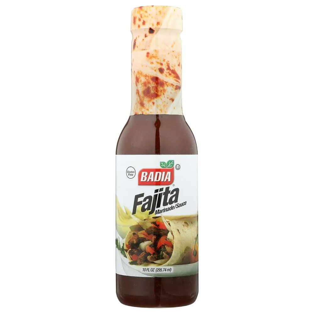 Badia Fajita Marinade, 10 fl oz  Zesty Citrus & Spice Blend for Chicken, Steak, and Grilled Vegetables
