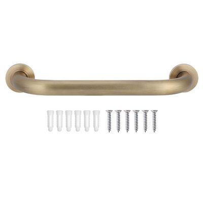 Shower Grab Bar,Non-slip Brass Balance Handrail Shower Assist Wall Mount Bathroom Bathtub Safety Hand Support Rail Shower Handle for Handicap,Bath Handle,Elderly,Disabled,Injury