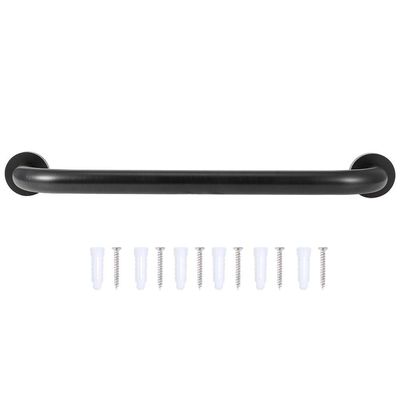 Fdit Copper Bathtub Grab Bar, Black Bronze, 40cm, Wall Mounted Safety Handle for Bathroom