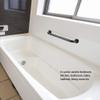 Fdit Copper Bathtub Grab Bar, Black Bronze, 40cm, Wall Mounted Safety Handle for Bathroom view 4