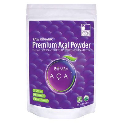 Two 8 oz Acai Premium Powder Vegan Kosher Gluten Free USDA 100% Organic Energy Foods