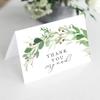 Bliss Collections Thank You Cards with Envelopes, All-Occasion Thank You Cards for Weddings, Bridal Showers, Baby Showers, Birthdays, Parties and Special Events 4"x6", Pack of 25, Eucalyptus Greenery view 2